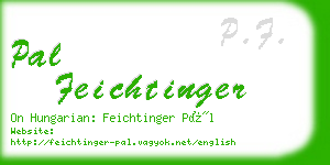 pal feichtinger business card